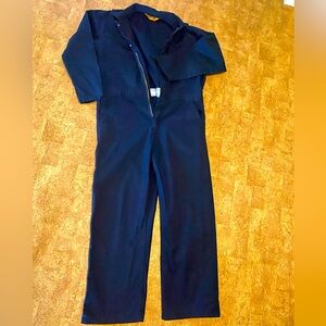 Men’s navy Berne one piece work suit size large
